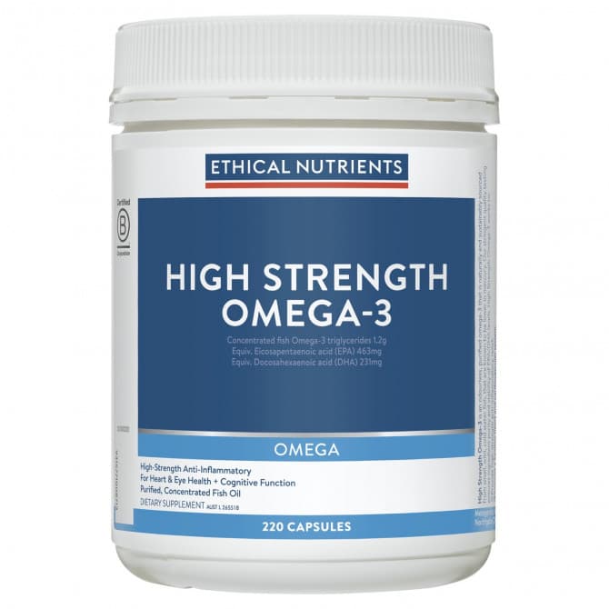 Buy Ethical Nutrients High Strength Omega 3 220 Capsules Online